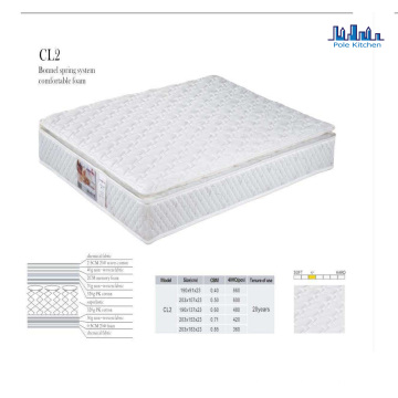 Colchón de cama de espuma de memoria compacta de lujo